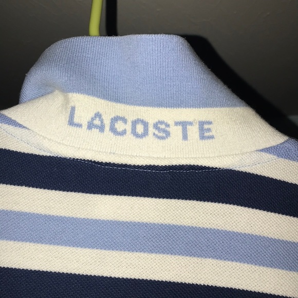 Striped Lacoste polo - Picture 5 of 5